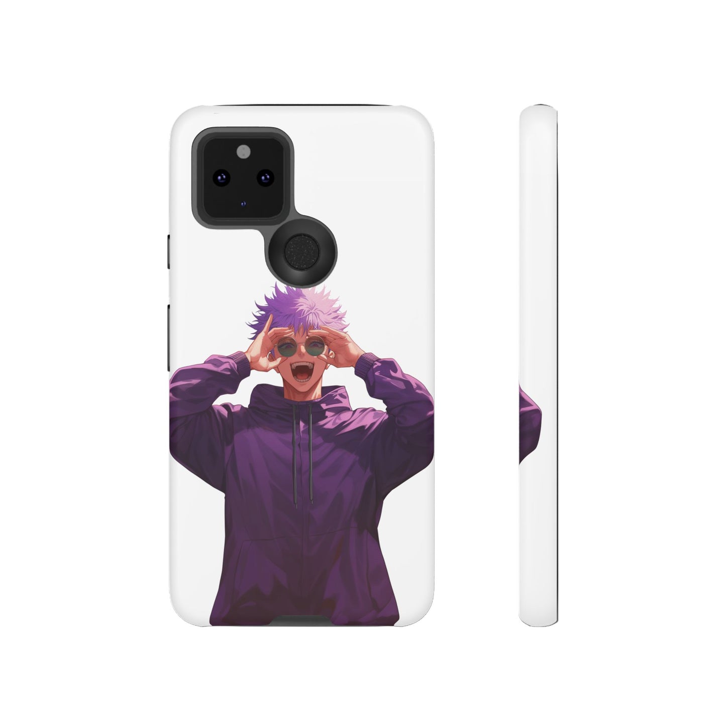 White - Purple Anime Case