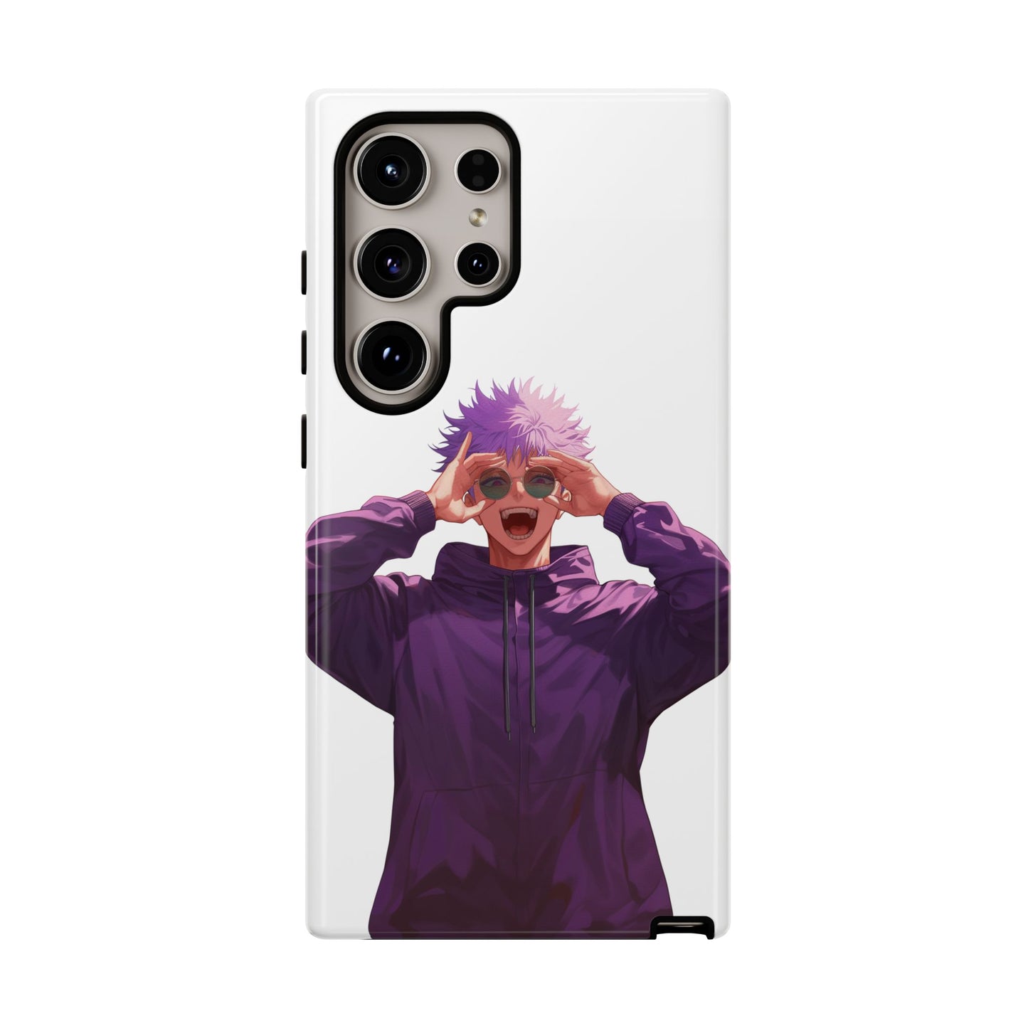 White - Purple Anime Case