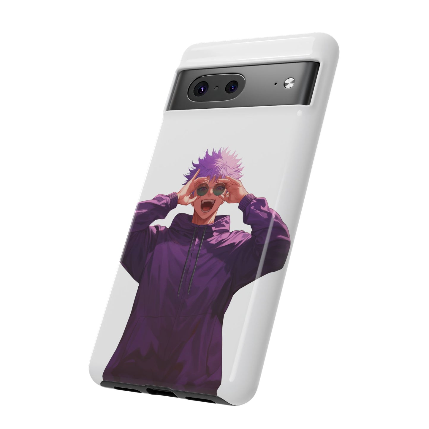 White - Purple Anime Case