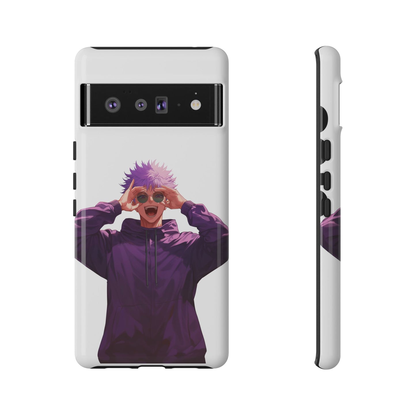 White - Purple Anime Case