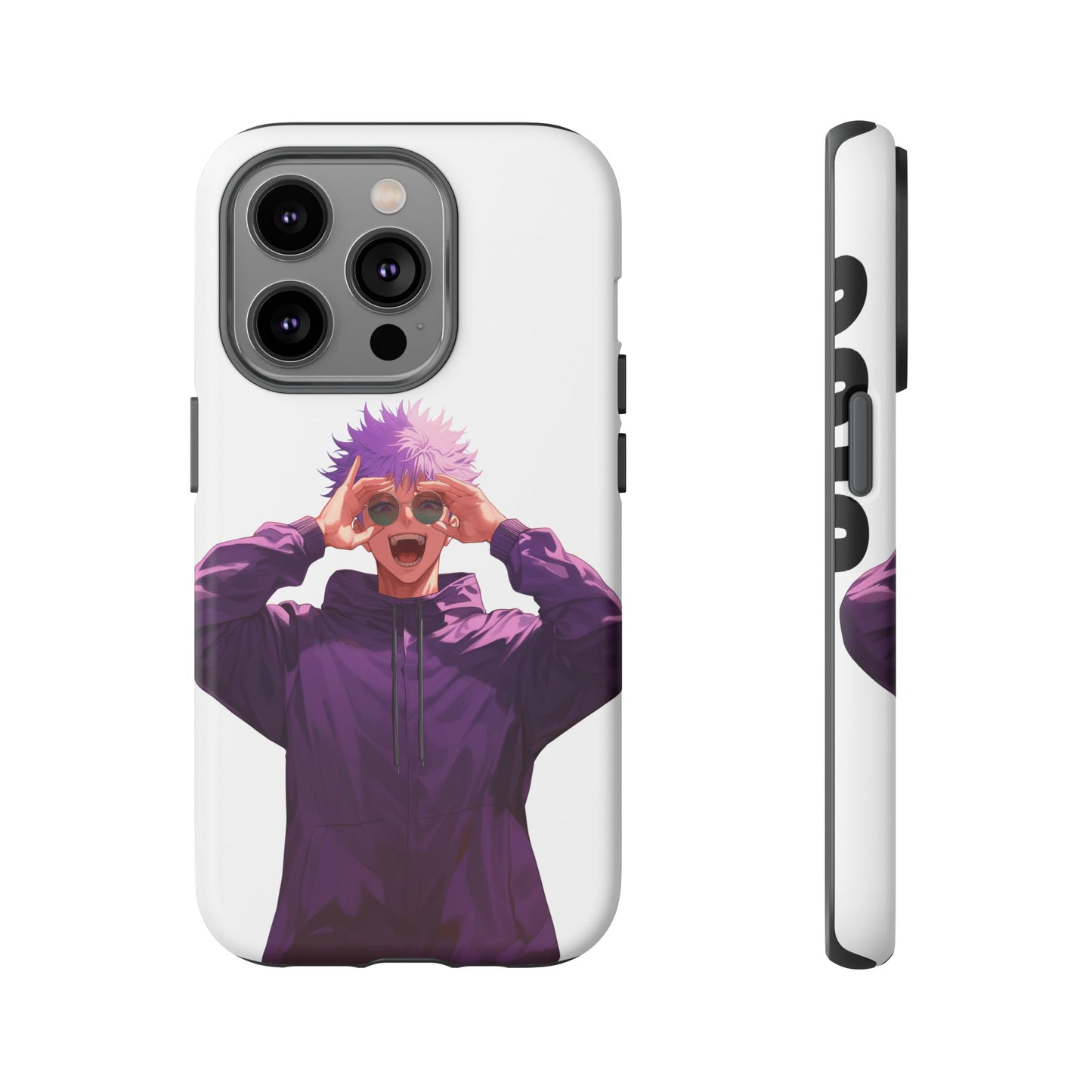 White - Purple Anime Case