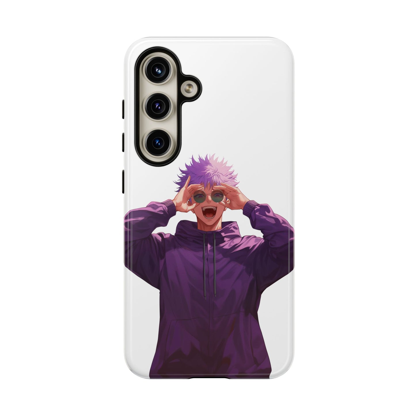 White - Purple Anime Case