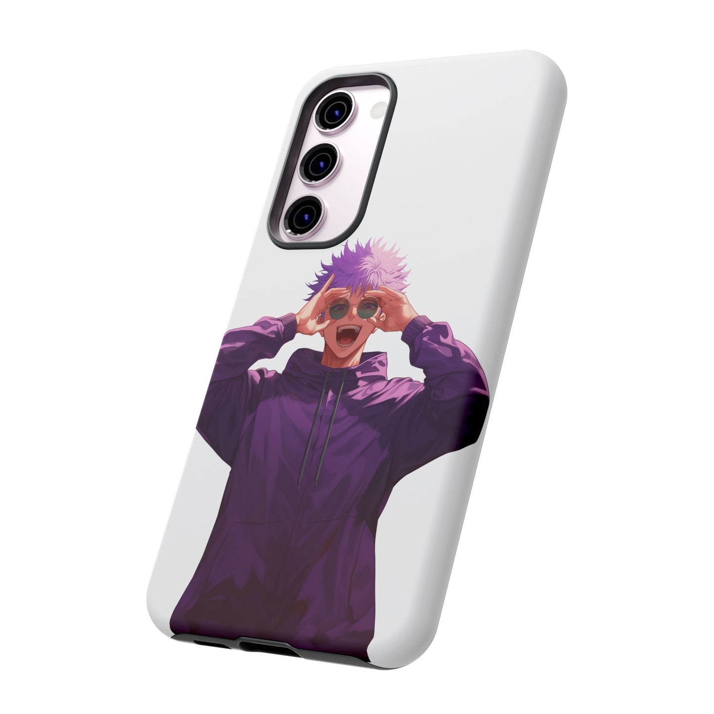 White - Purple Anime Case