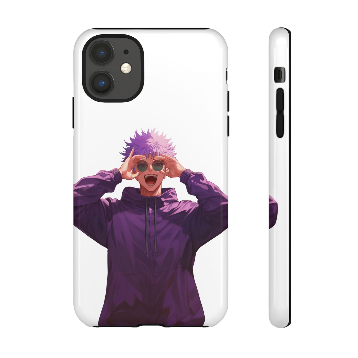 White - Purple Anime Case