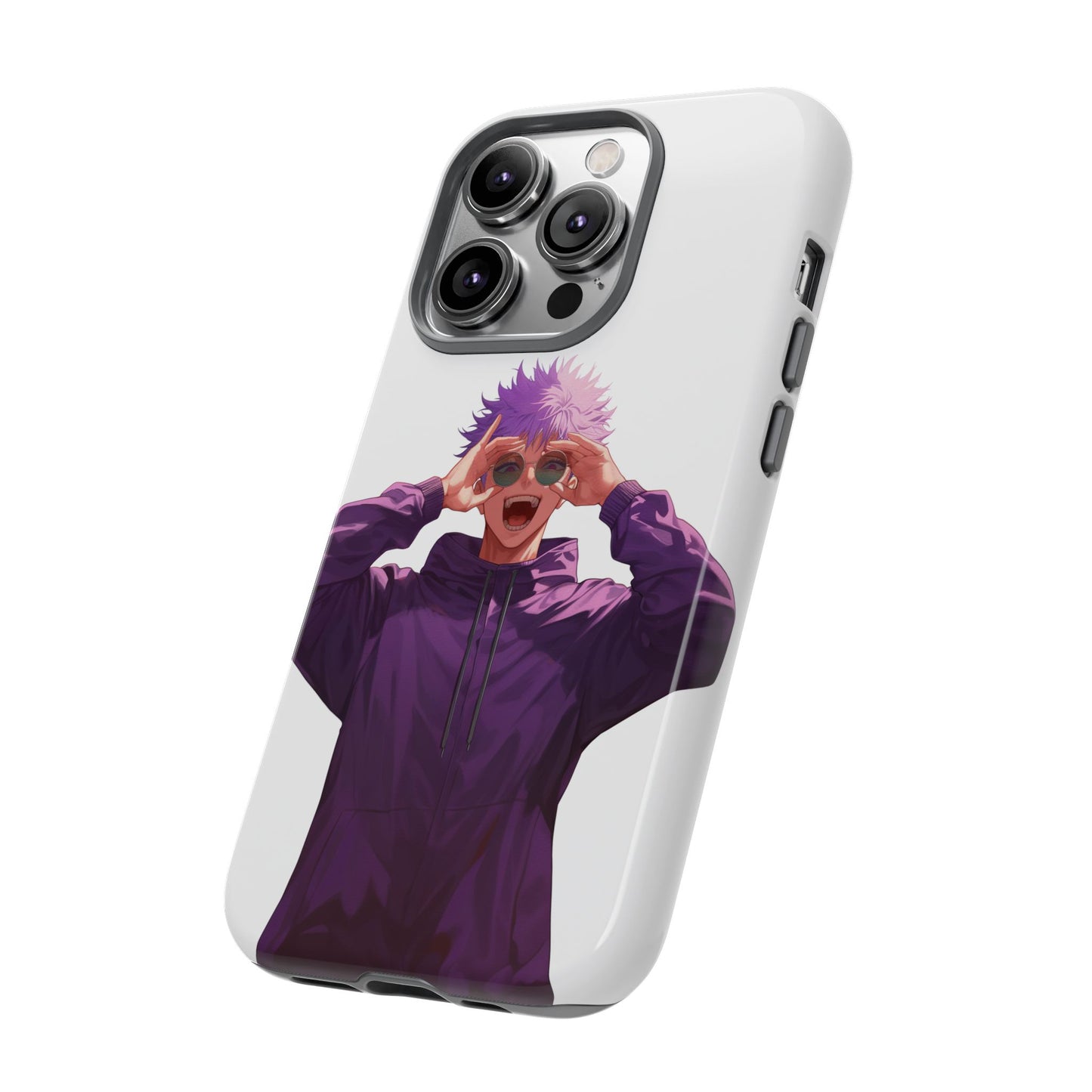 White - Purple Anime Case